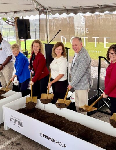 Groundbreaking of The Dotte at Hollywood Casino at KS Speedway
