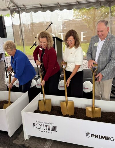 Groundbreaking of The Dotte at Hollywood Casino at KS Speedway