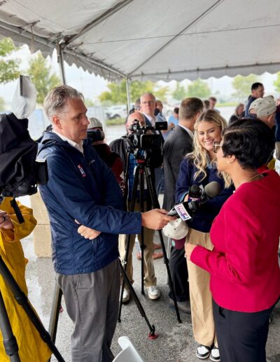 Groundbreaking of The Dotte at Hollywood Casino at KS Speedway